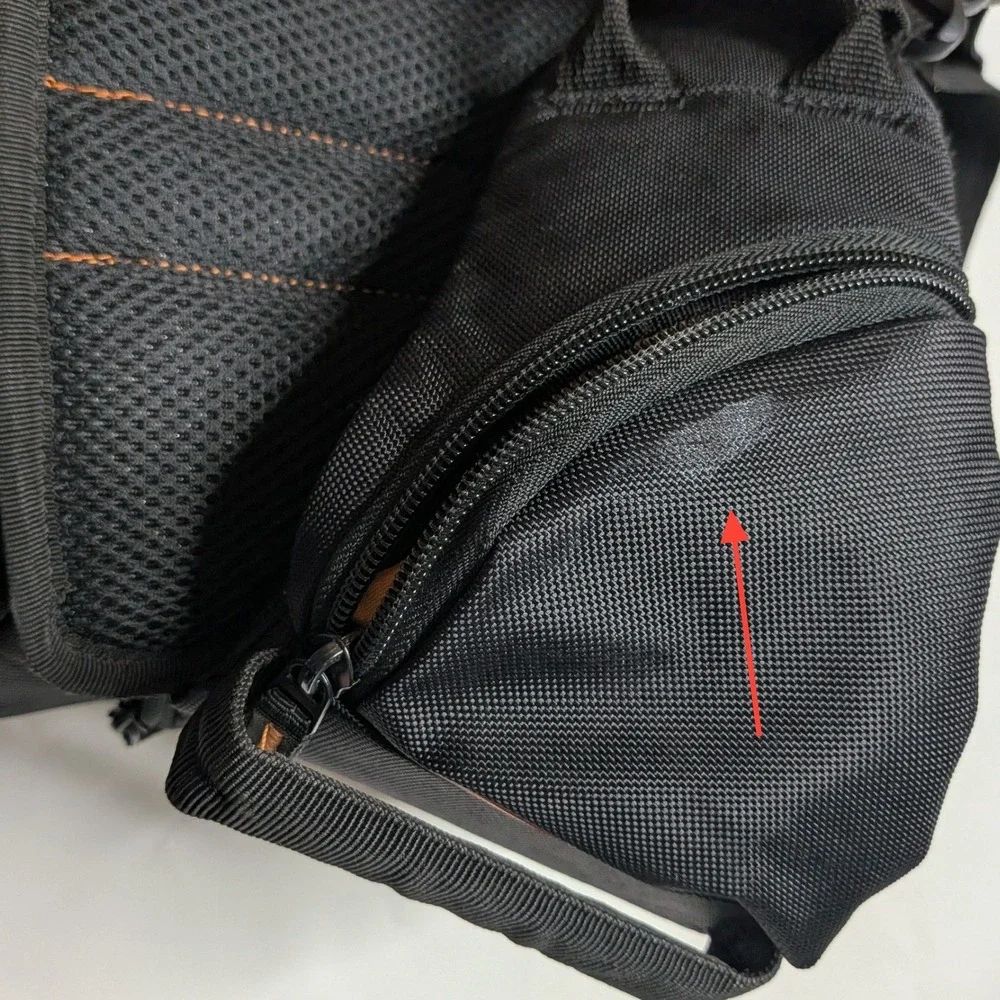 Case Logic 120.581 DSLR Camera Sling Bag SLR Suspension Black Orange EUC